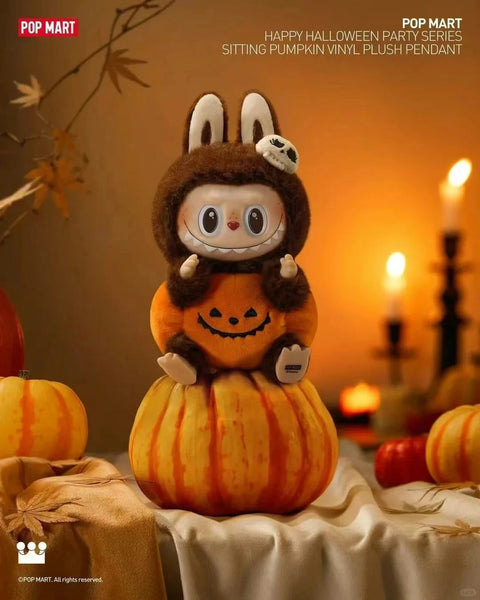 Happy Halloween Party Series Sitting Pumpkin Keychain